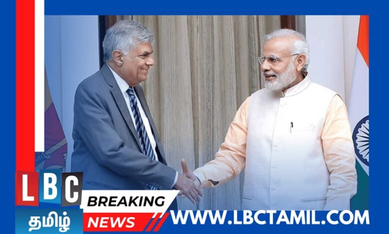 ranil wickremesinghe india visit